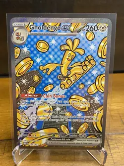 Gholdengo ex 164/131 - Pokemon TCG Prismatic Evolutions - Secret Rare Holo - NM - Image 1