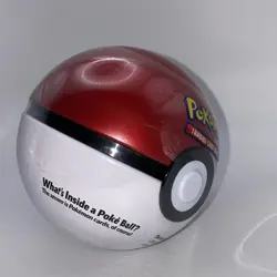 Pokemon Trading Card Game TCG Poke Ball Tin (3) Booster Pack 1 Coin - Image 2