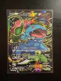 Venusaur EX Pokemon XY123 Full Art Black Star Promo 2016 - Image 1