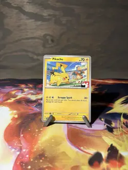 Play! Pikachu SVP 101 League Black Star Promo LP Pokemon TCG - Image 1