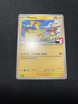 Play! Pikachu SVP 101 League Black Star Promo LP Pokemon TCG - Image 2