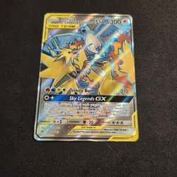 Pokemon TCG Sun & Moon Hidden Fates Rare Moltres, Zapdos, Articuno GX 66/68 - Image 3