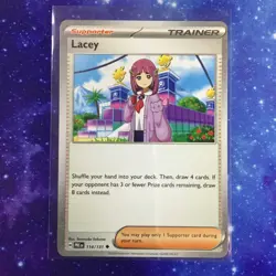Pokemon Lacey 114/131 Prismatic Evolutions Non Holo Uncommon 5 Card Lot - Image 1
