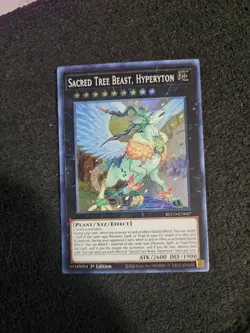 Sacred Tree Beast, Hyperyton - BLVO-EN047 - Super Rare - 1st Edition - Image 1