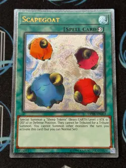 Yugioh Scapegoat Ultimate Rare OP08-EN003 Euro Print - Image 1