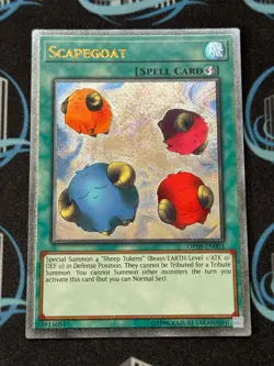 Yugioh Scapegoat Ultimate Rare OP08-EN003 Euro Print - Image 3