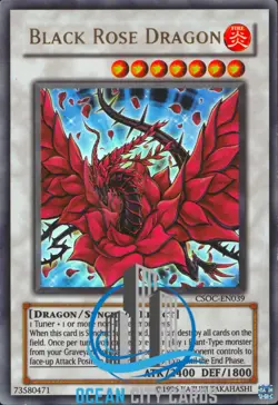 Yugioh Black Rose Dragon CSOC-EN039 Ultra Rare - Image 1