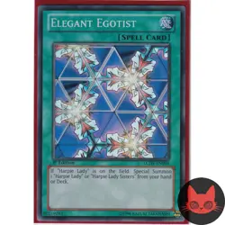 Yugioh Elegant Egotist LCJW-EN098 Super Rare 1st Edition NM - Image 1