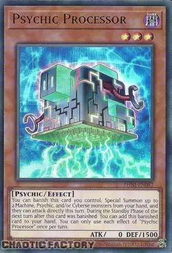 YUGIOH PHNI-EN081 Psychic Processor Ultra Rare 1st Edition NM - Image 1