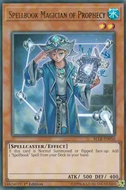 Spellbook Magician of Prophecy - BLLR-EN050 - Ultra Rare - 1st Edition Yugioh - Image 1