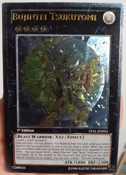 Bujintei Tsukuyomi LVAL-EN054 Ultimate Rare 1st Edition Light Play Yugioh TCG - Image 2
