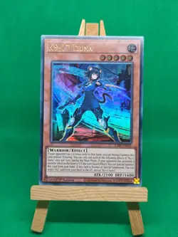 Yu-Gi-Oh! TCG K9-17 Izuna JUSH-EN031 Ultra Rare 1st Edition - Image 2