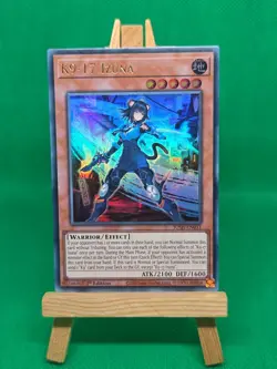 Yu-Gi-Oh! TCG K9-17 Izuna JUSH-EN031 Ultra Rare 1st Edition - Image 5