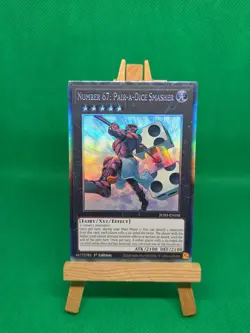 Number 67: Pair-a-Dice Smasher Yu-Gi-Oh! JUSH-EN058 1st Edition Collector's Rare - Image 4