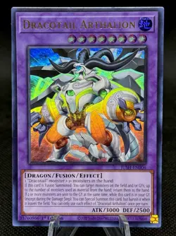 Dracotail Arthalion Ultra Rare | JUSH-EN006 | Justice Hunters | Yu-Gi-Oh! | NM - Image 1
