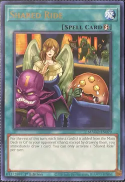 Shared Ride MAGO-EN079 Maximum Gold 1st Edition - Yugioh Card - Image 1