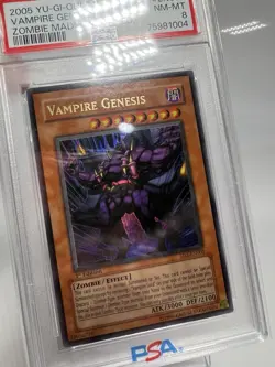 Yugioh: Vampire Genesis - PSA 8 - SD2-EN001 - Ultra Rare - 1st Edition NM-MT - Image 4