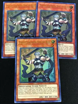 YUGIOH PROTECTOR WITH EYES OF BLUE LCKC-EN013 ULTRA X3 - Image 1
