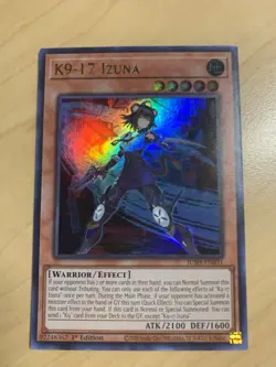Yu-Gi-Oh! - K9-17 Izuna (JUSH-EN031) - Ultra Rare 1st Edition - Image 1