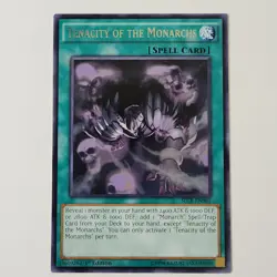 Tenacity of the Monarchs - SECE-EN061 - NM/VLP - Rare - 1st ed - Yugioh - Image 1