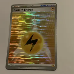Pokemon TCG - Lightning Energy - 020 Horizontal Holo - Black Bolt & White Flare - Image 1