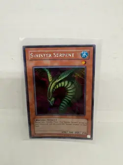 Yugioh - Sinister Serpent WC4-E002 Prismatic Secret Rare NM - Image 1