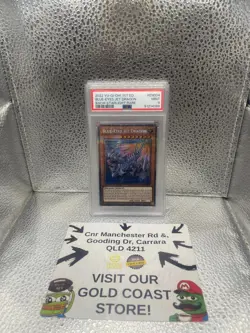 YUGIOH PSA 9 2022 Blue-Eyes Jet Dragon BACH-EN004 Starlight Rare 1st Edition - Image 1