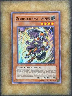 Yugioh Gladiator Beast Darius PTDN-EN031 Common 1st Ed NM - Image 1