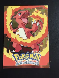 CHARMELEON E5 of 12 - BLUE LABEL RAINBOW FOIL HOLO TOPPS Pokemon The Movie 1999 - Image 1
