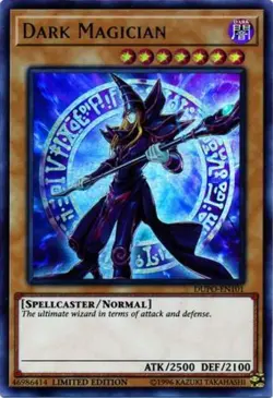 Yugioh! LP Dark Magician - DUPO-EN101 - Ultra Rare - Limited Edition Lightly Pla - Image 1