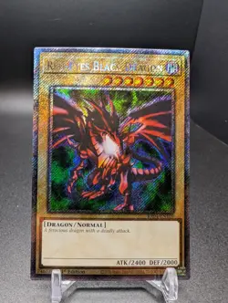 Yu-Gi-Oh! Red-Eyes Black Dragon RA04-EN109 Platinum Secret Rare 1st Edition NM - Image 1