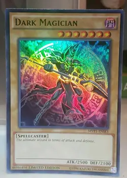 LP-NM YUGIOH DARK MAGICIAN Limited Ultra Holo MVP1-ENSE3 - Image 1