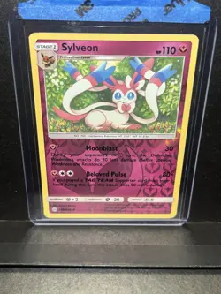 Sylveon 155/236 Pokemon TCG Reverse Holo Rare Cosmic Eclipse - Image 2