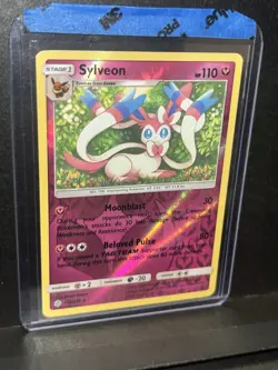 Sylveon 155/236 Pokemon TCG Reverse Holo Rare Cosmic Eclipse - Image 3