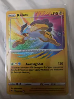 Raikou 050/185 -Pokemon TCG - SWSH04: Vivid Voltage Near Mint+ NM+ - Image 1