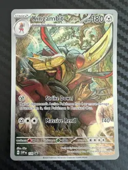 Pokemon TCG Kingambit 130/215 SVP : Black Star Promo NM - Image 1