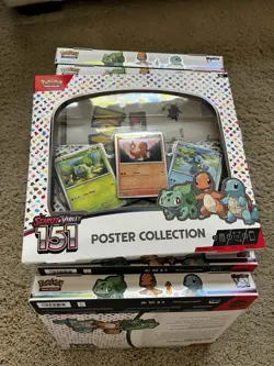 Pokemon TCG Scarlet & Violet 151 Poster Collection Box Lot of 12 New Sealed - Image 1