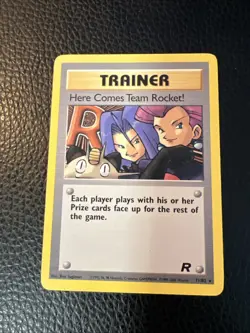 * Pokemon TCG Here Comes Team Rocket! Team Rocket 71/82 Regular Rare LP+ - Image 1