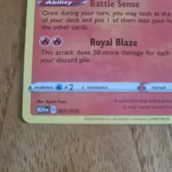 Pokemon Charizard Card (McDonalds 2025 Promo M24 EN 001/015) - Image 2