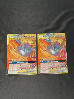 Pokemon - Moltres Zapdos Articuno GX Tag Team Full Art 44/68 Hidden Fates Lot 2 - Image 1