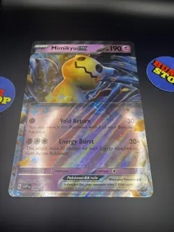 Pokemon Ultra Rare Holo Foil Mimikyu EX JUMBO Card 004 Black Star Promo - Image 1
