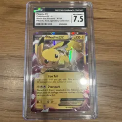 Pokemon 2015 Pikachu EX XY84 Legendary Collection Black Star Promos CGC 7.5 - Image 1
