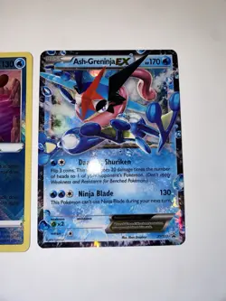 Pokemon TCG Ash-Greninja-EX XY XY133 Holo Promo, Radiant Greninja, Shiny - Image 3