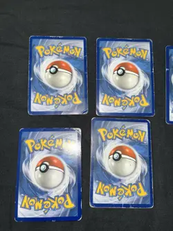 Pokemon Lot Of 5 Heavily Played To Damaged Cards - Image 5