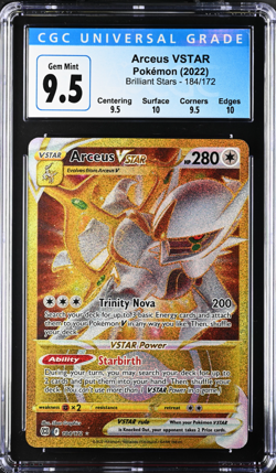 Pokemon Arceus VSTAR (Secret) 184/172 Brilliant Stars - CGC 9.5 GEM MINT! SUBS!~ - Image 1