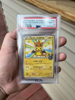 PSA 10 Mega Tokyo's Pikachu 098/XY-P XY Promo 2014 Japanese Pokemon Card Japan - Image 1