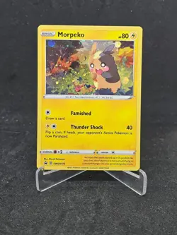 Pokemon Card Morpeko SWSH116 Sword & Shield Black Star Promo - Image 1