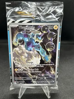 Pokemon Black Bolt ETB Thundurus SVP 209 Promo Pokemon Center Stamped SEALED - Image 2