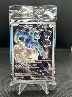 Pokemon Black Bolt ETB Thundurus SVP 209 Promo Pokemon Center Stamped SEALED - Image 3