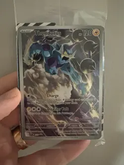 Pokemon Black Bolt ETB Thundurus SVP 209 Promo Pokemon Center Stamped SEALED - Image 3
